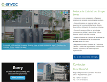 Tablet Screenshot of envac.es