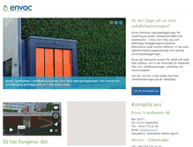 Tablet Screenshot of envac.se