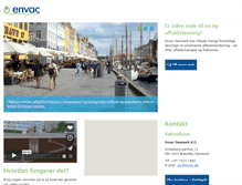 Tablet Screenshot of envac.dk